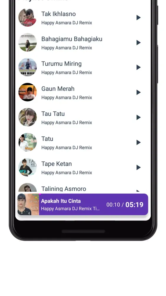 Happy Asmara DJ Remix Offline Screenshots