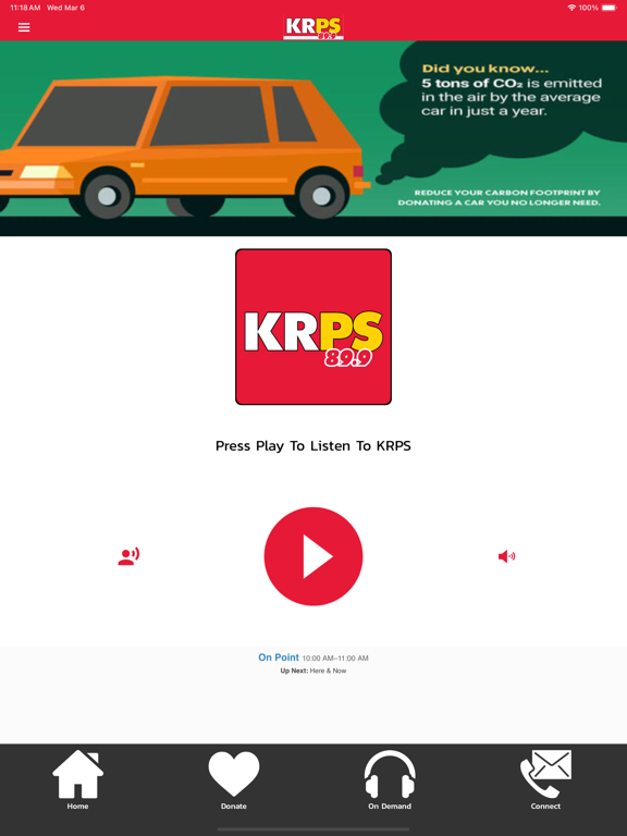 KRPS Public Radio iPad  スクリーンショット