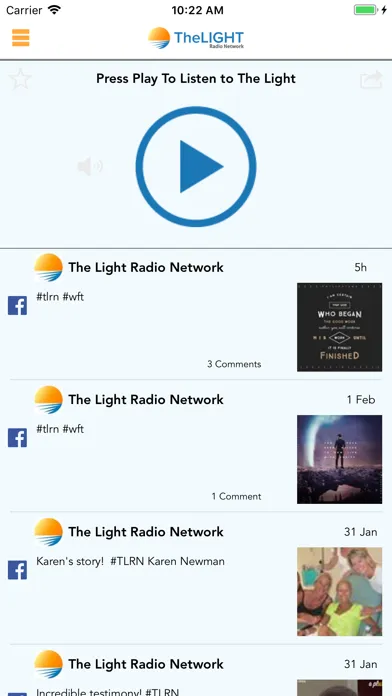 The Light Radio Network Screenshots