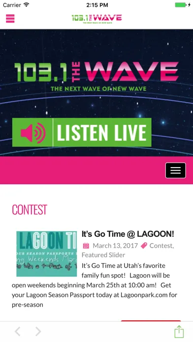 Capturas de pantalla de 103.1 The Wave