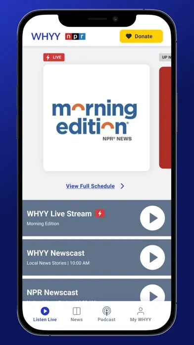 WHYY Listen: News & Podcasts স্ক্রিনশট