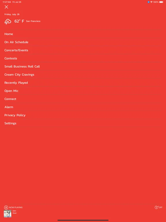 Jammin 98.3 iPad 应用截图