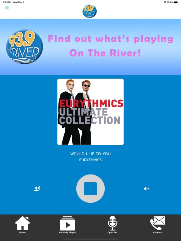 Zrzuty ekranu 93.9 The River iPad 