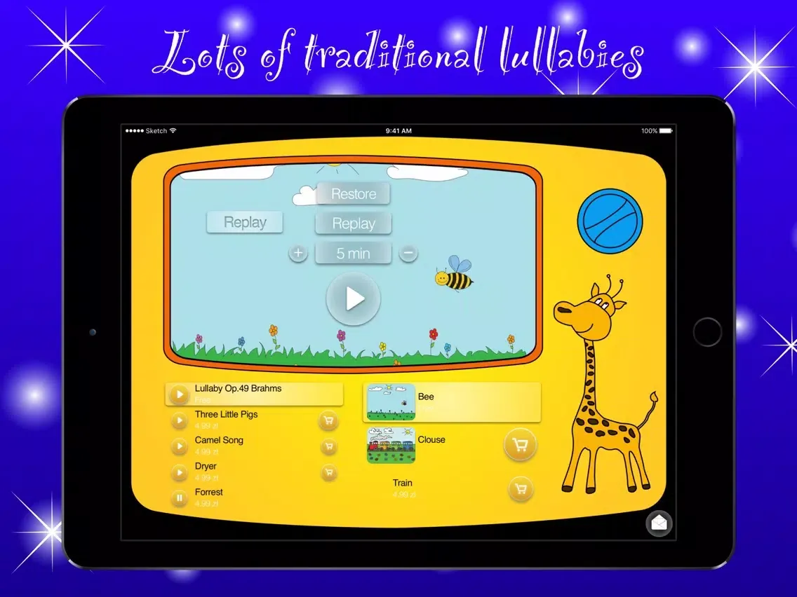 Tangkapan skrin Animated Music Box iPad 