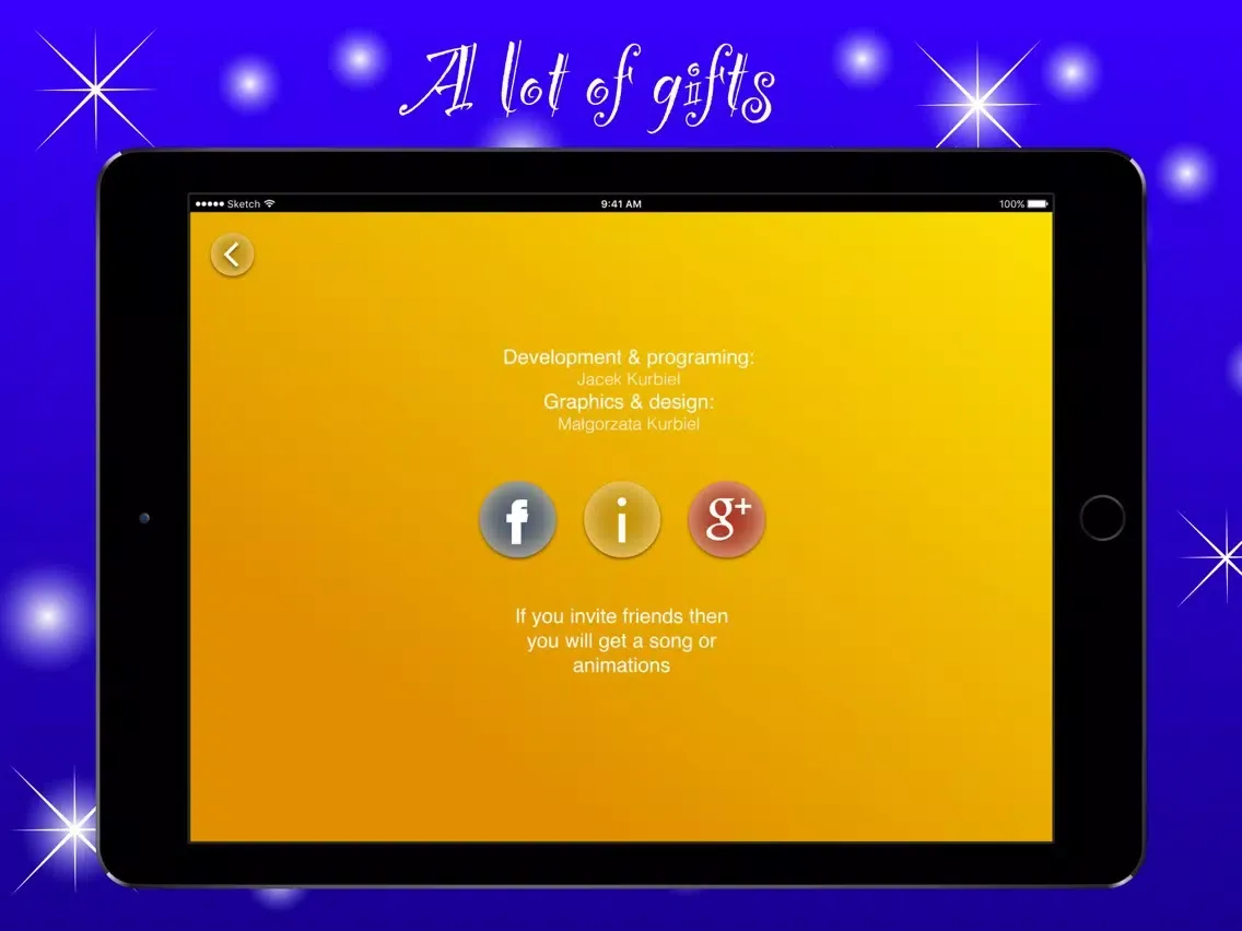 Tangkapan skrin Animated Music Box iPad 