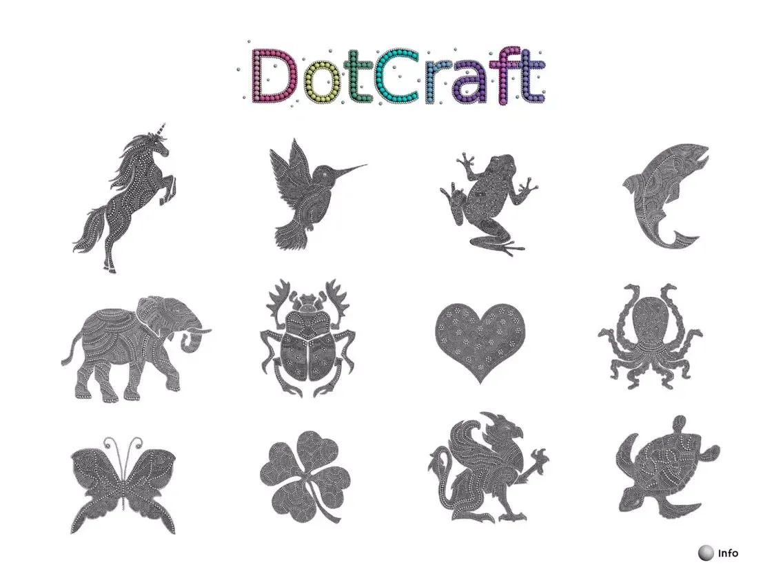 DotCraft Unique Color Art Lite iPad  স্ক্রিনশট
