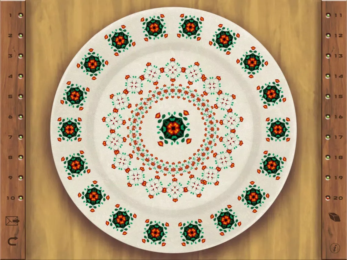 Painted Plates iPad  स्क्रीनशॉट