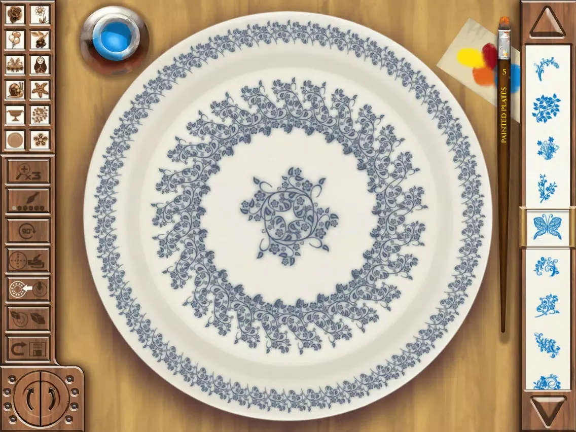 Painted Plates iPad  स्क्रीनशॉट