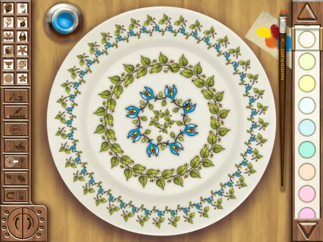 Painted Plates iPad  स्क्रीनशॉट