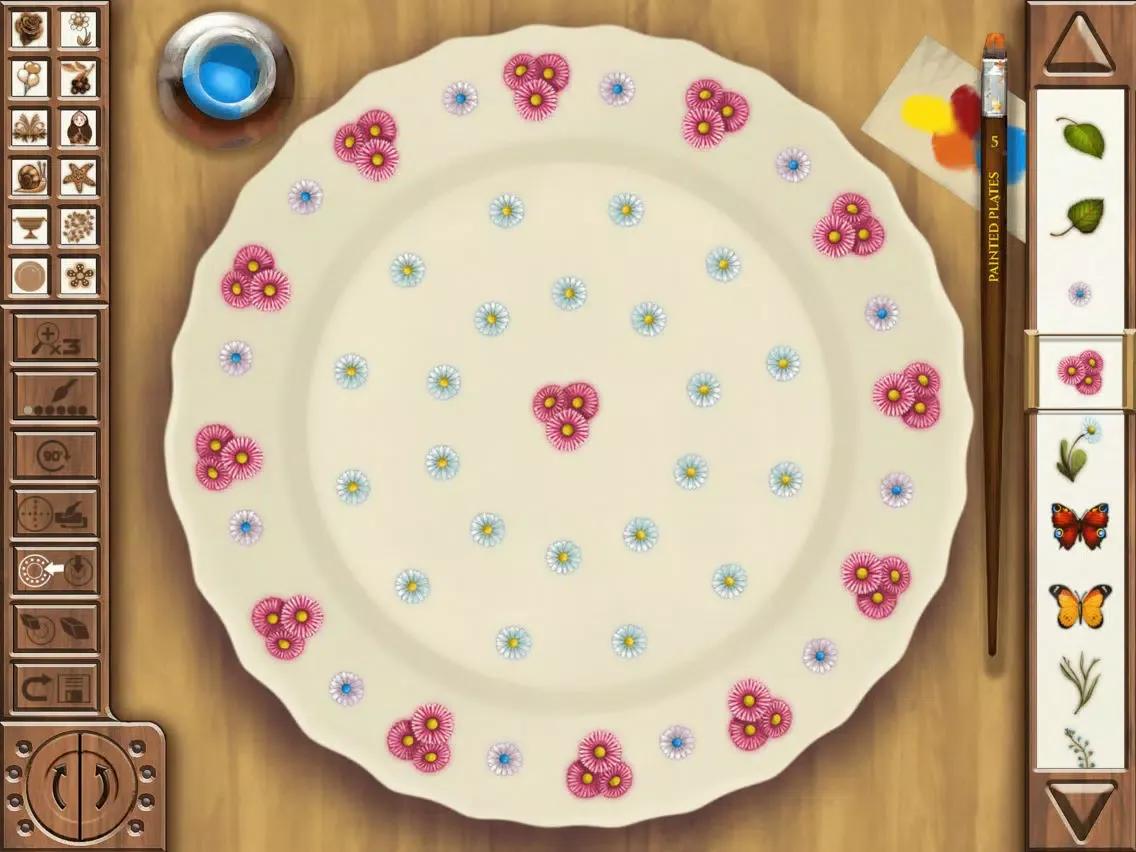 Painted Plates iPad  स्क्रीनशॉट
