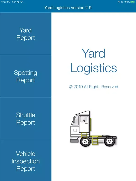 Yard Logistics iPad  Ekran Görüntüleri