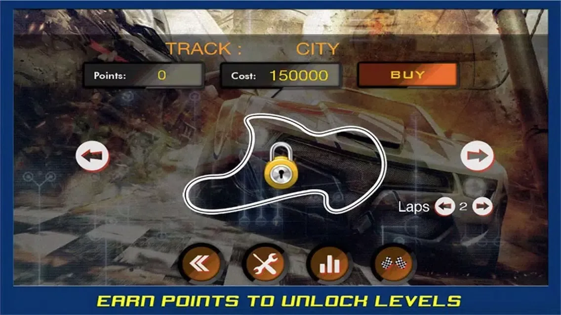 Capturas de tela do Knockout Speed Racer