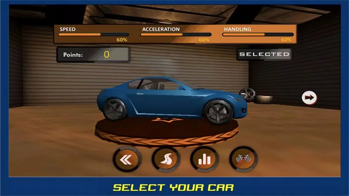 Capturas de tela do Knockout Speed Racer