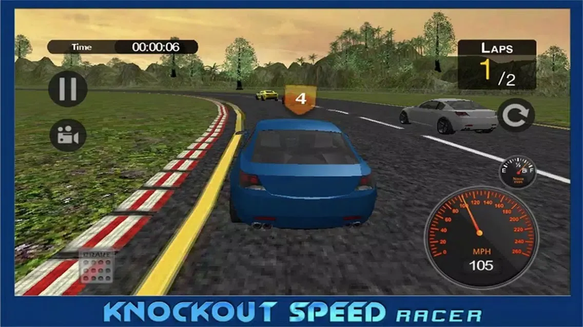Capturas de tela do Knockout Speed Racer