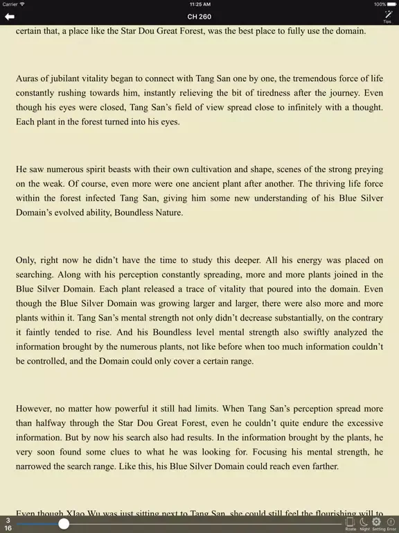 ภาพหน้าจอของ Free Novel iPad 