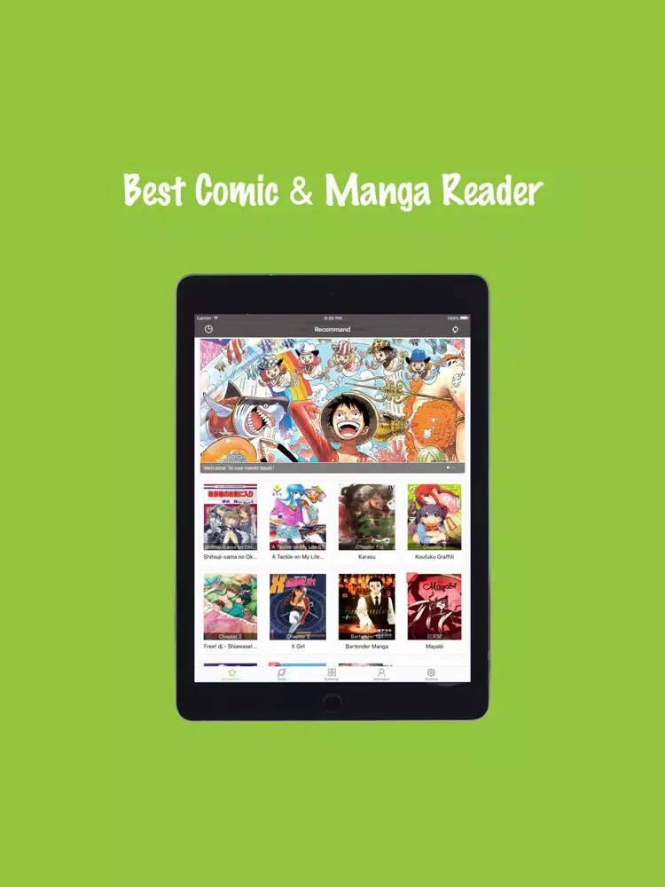 Tangkapan layar Manga Reader - free comic、good manga here iPad 