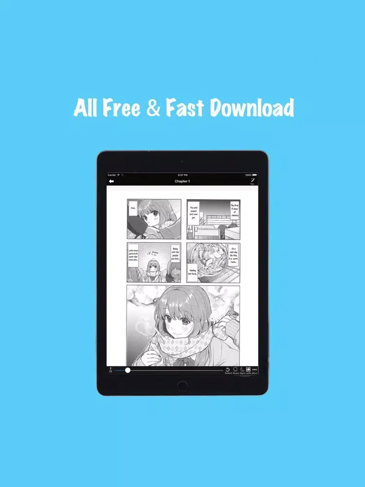 Tangkapan layar Manga Reader - free comic、good manga here iPad 