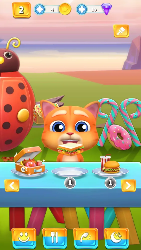 My Pet Jack - Virtual Cat Game Screenshots