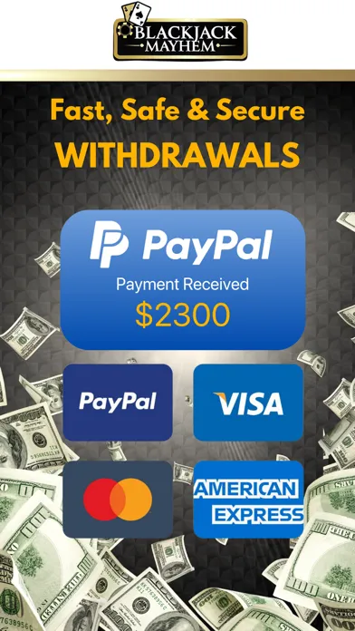 Capturas de tela do Blackjack 21: Win Real Money!