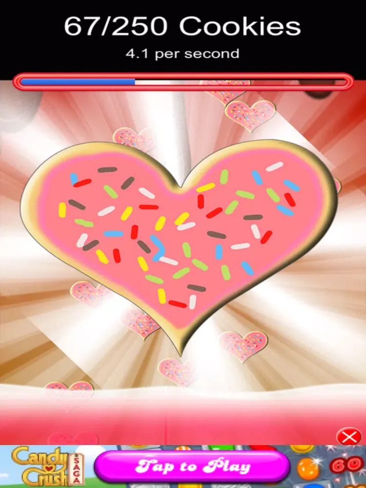 A Cookie Baker's Dream Party Clicker Game iPad 应用截图
