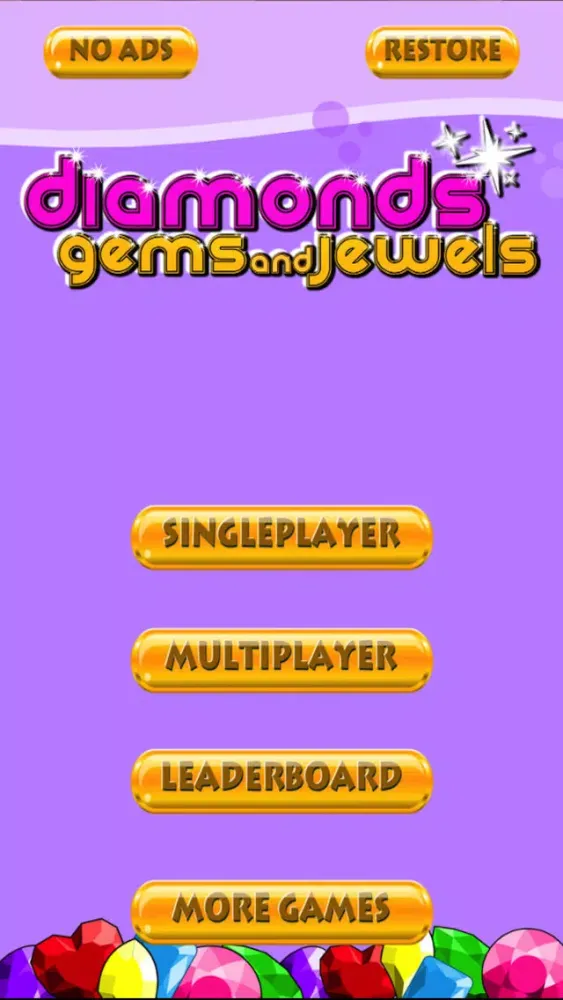 A Diamond, Gems & Jewels Match 3 Mania Game – Big Action Dazzle Puzzle Fun! Ekran Görüntüleri
