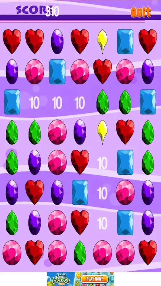 A Diamond, Gems & Jewels Match 3 Mania Game – Big Action Dazzle Puzzle Fun! Ekran Görüntüleri