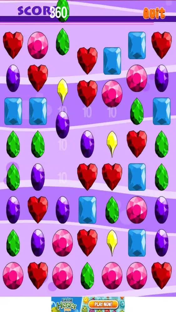 A Diamond, Gems & Jewels Match 3 Mania Game – Big Action Dazzle Puzzle Fun! Ekran Görüntüleri