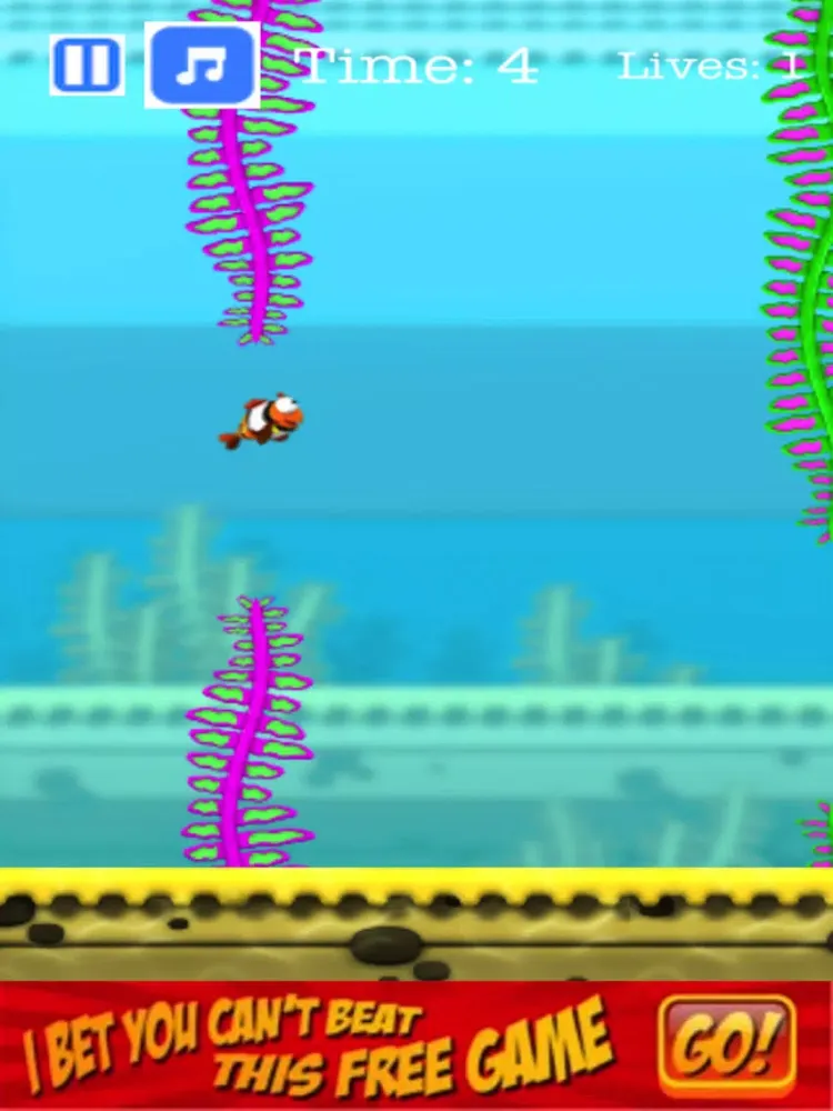 A Flying Flap Fish Game - Big Adventure Fun for Everyone! Kids and Family! iPad  स्क्रीनशॉट