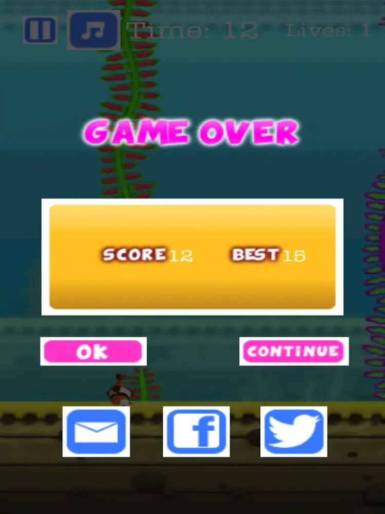 A Flying Flap Fish Game - Big Adventure Fun for Everyone! Kids and Family! iPad  स्क्रीनशॉट