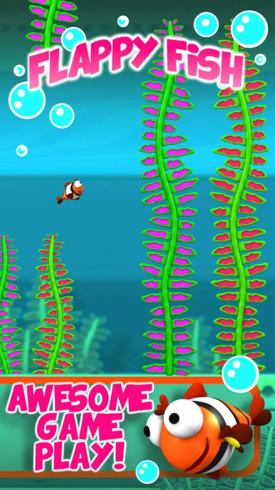 A Flying Flap Fish Game - Big Adventure Fun for Everyone! Kids and Family! स्क्रीनशॉट