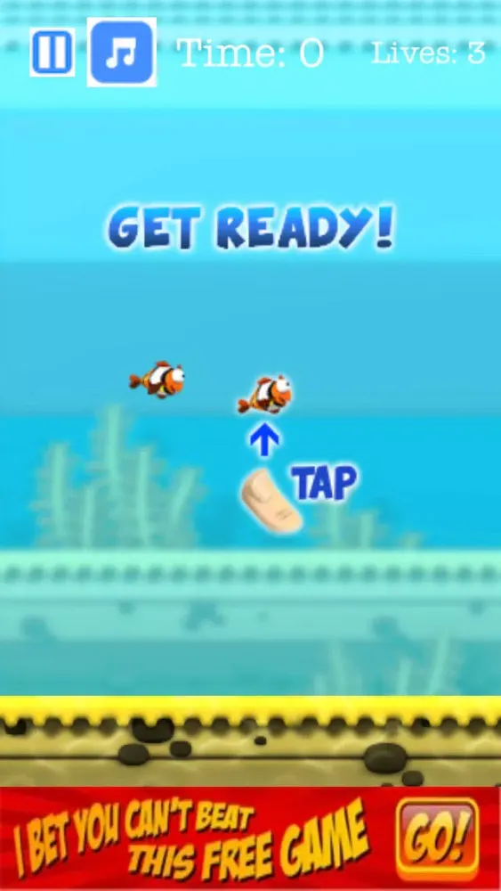 A Flying Flap Fish Game - Big Adventure Fun for Everyone! Kids and Family! स्क्रीनशॉट