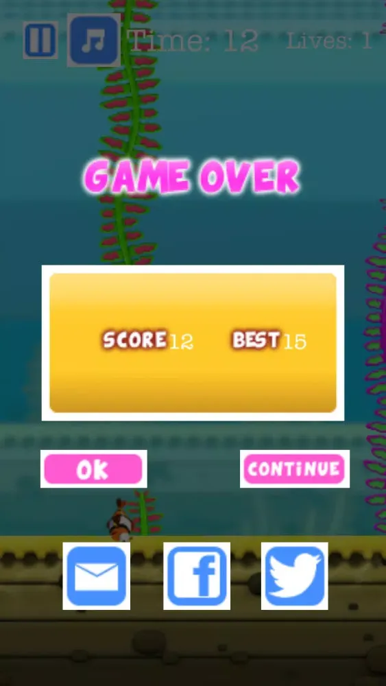 A Flying Flap Fish Game - Big Adventure Fun for Everyone! Kids and Family! स्क्रीनशॉट