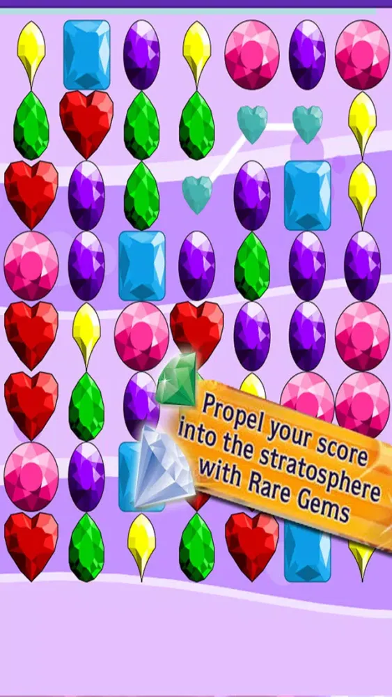 ภาพหน้าจอของ A Diamond, Gems & Jewels Puzzle Match Three or More Splash Game – Best Family & Kid Fun Pro!