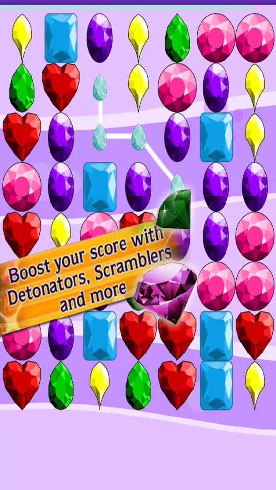 ภาพหน้าจอของ A Diamond, Gems & Jewels Puzzle Match Three or More Splash Game – Best Family & Kid Fun Pro!