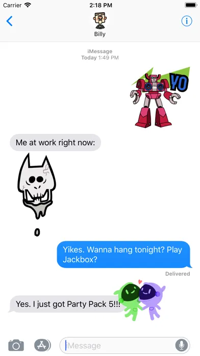 Capturas de tela do Jackbox Games Sticker Pack 2