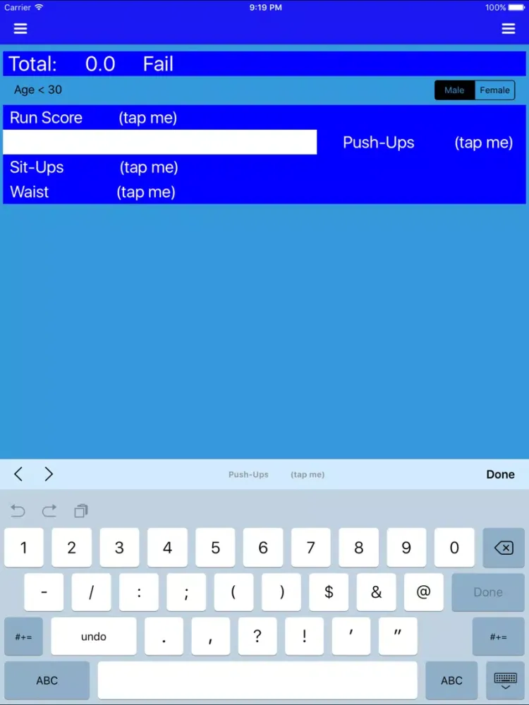 Zrzuty ekranu Air Force Warrior Knowledge iPad 