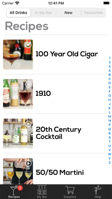Capturas de pantalla de Essential Cocktails