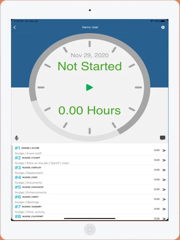 The Nudger iPad  Screenshots