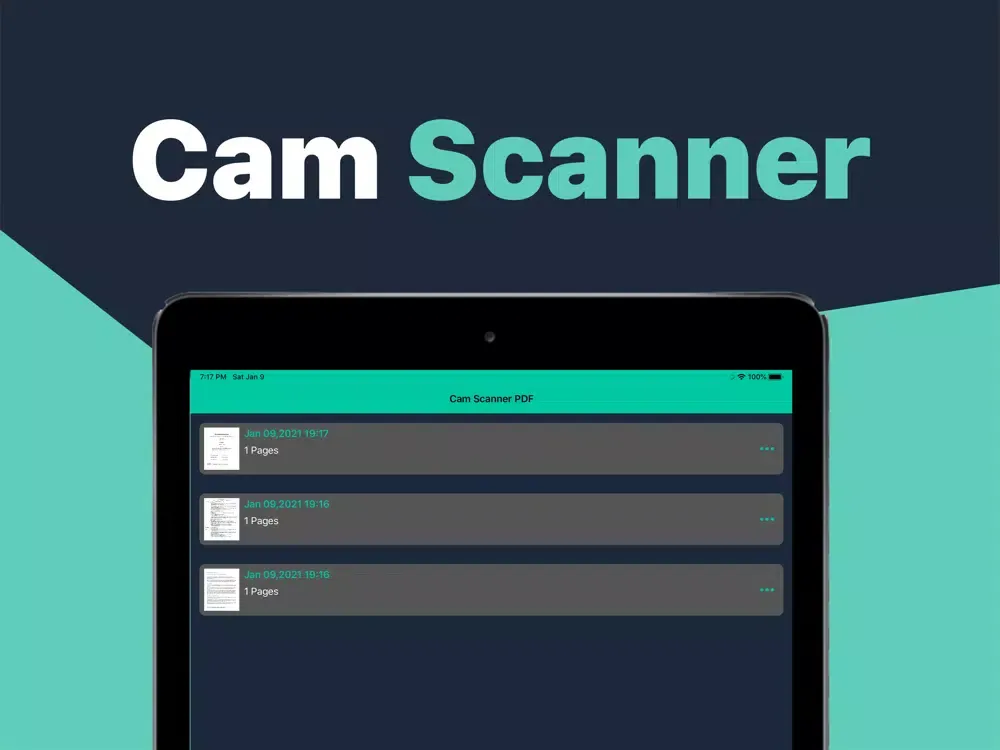 Document Scanner • PDF Scanner iPad  سکرین شاٹس