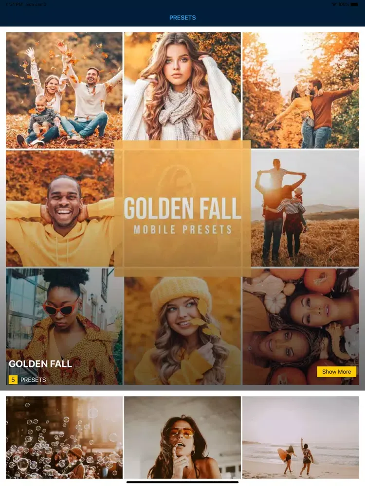 Capturas de pantalla de LR Presets : Photo Editor iPad 
