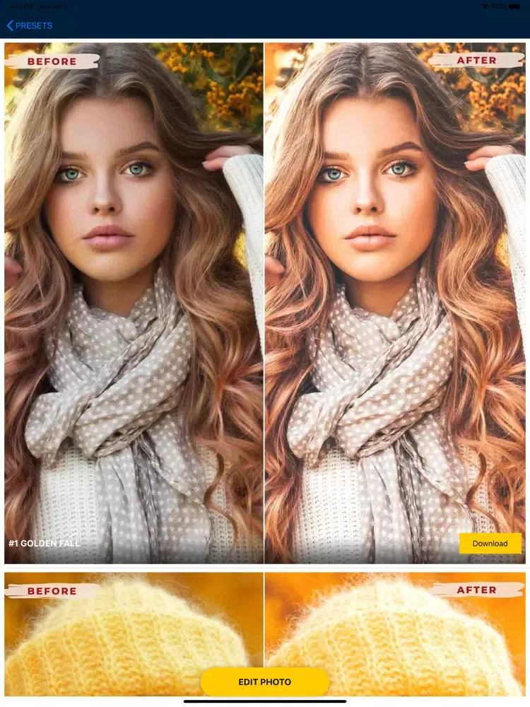 Capturas de pantalla de LR Presets : Photo Editor iPad 