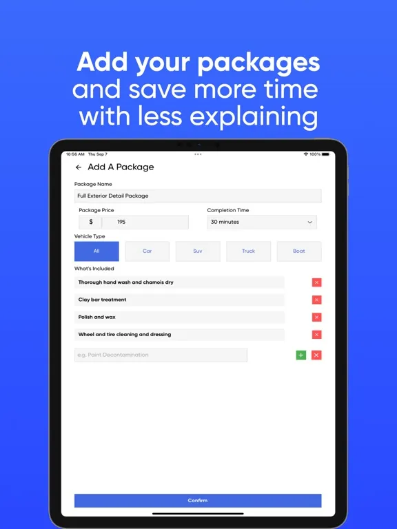 Coorly for Mobile Detailers iPad  Screenshots