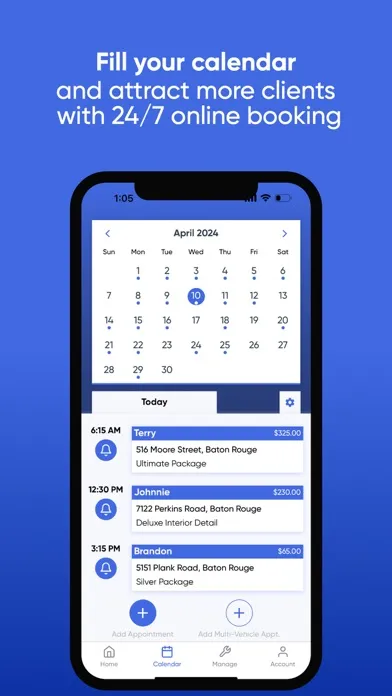 Coorly for Mobile Detailers Screenshots