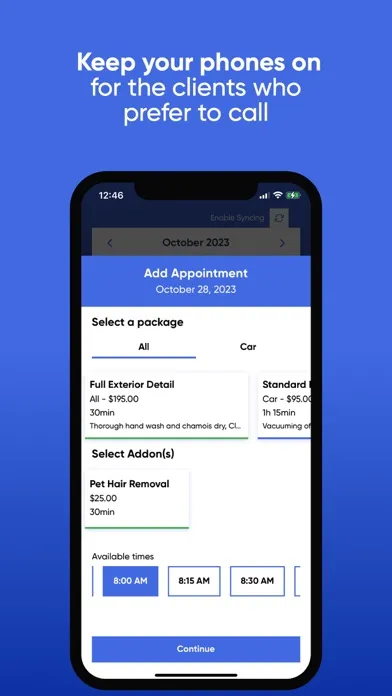 Coorly for Mobile Detailers Screenshots