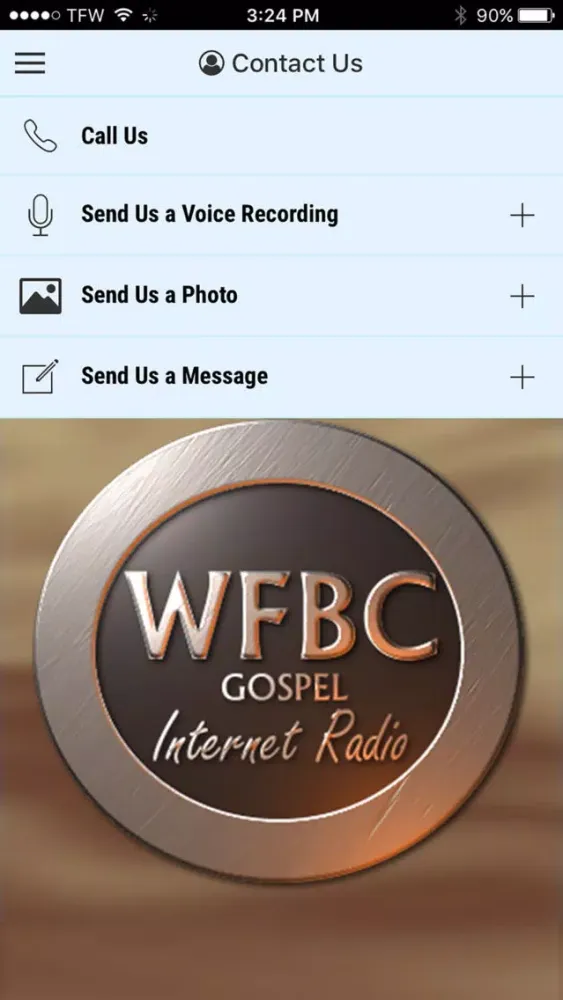 Capturas de pantalla de WFBC Gospel Radio