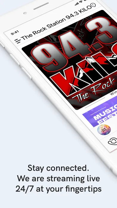 ภาพหน้าจอของ 94.3 KILO The Rock Station