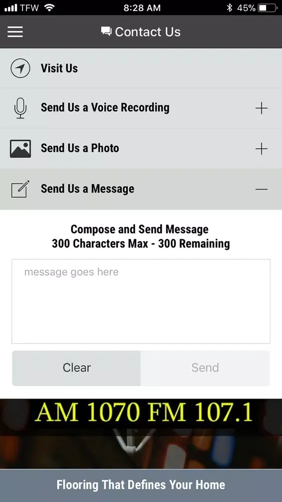 Ảnh chụp màn hình của KWEL Radio