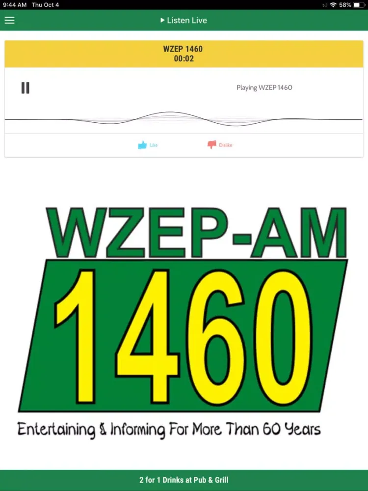 Captures d'écran de WZEP 1460 iPad 