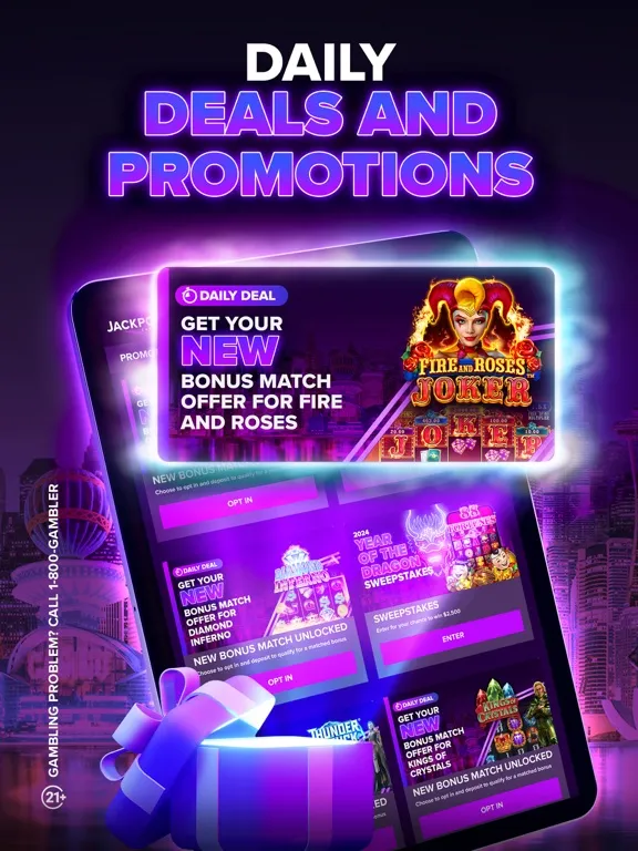 Jackpot City: Online Casino iPad 应用截图