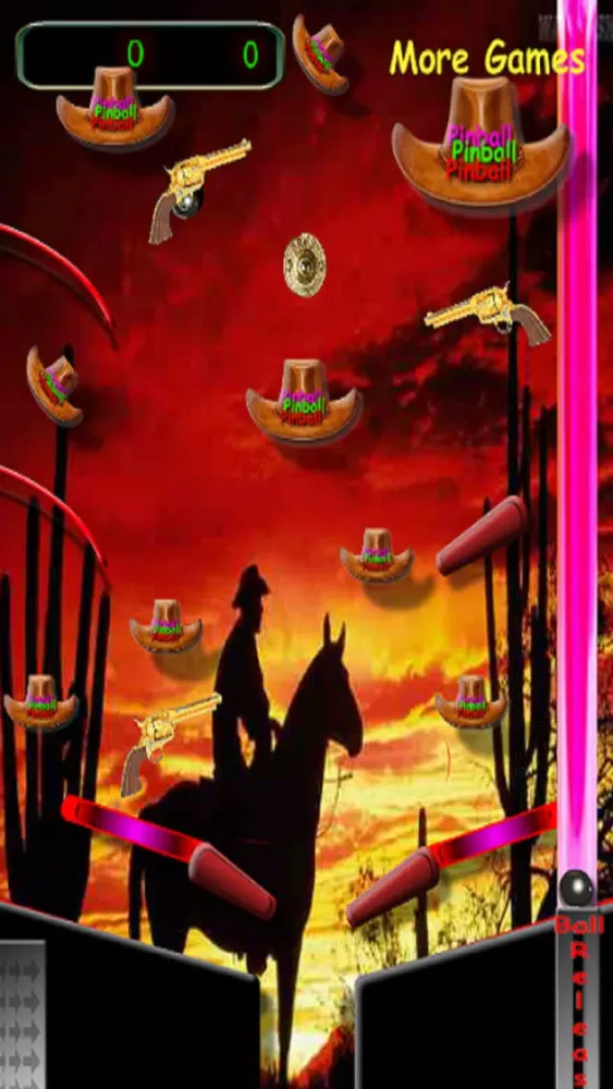 Zrzuty ekranu 3D Black Jack Cowboy Pinball
